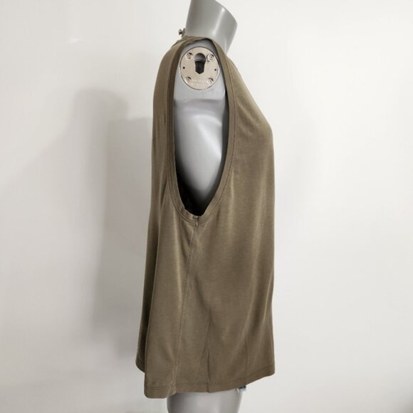 Lucky Brand Neutral Floral Button Front Tie Waist Short Sleeve Size L - Picture 7 of 10